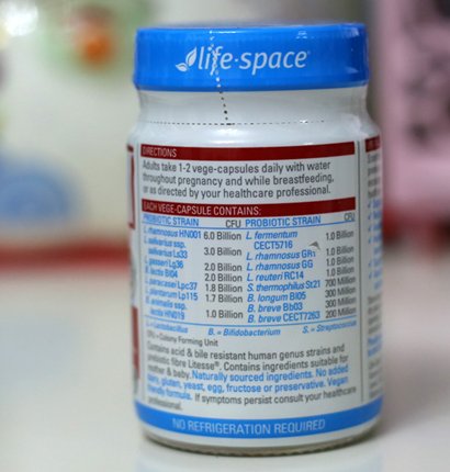 life space 孕妇及哺乳期妇女益生菌胶囊 60粒 调节肠胃增强免疫力