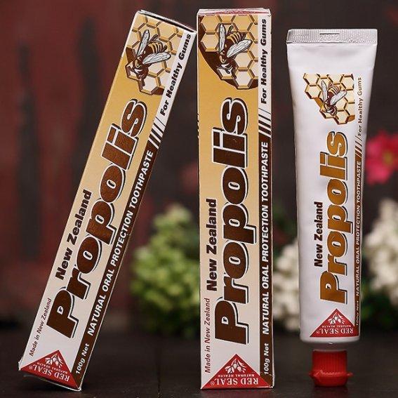 新西兰Red Seal红印无氟加钙蜂胶牙膏100g