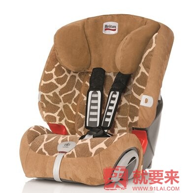百代适Evolva 1-2-3 Plus Highline儿童汽车安全座椅超级百变王 咖啡色