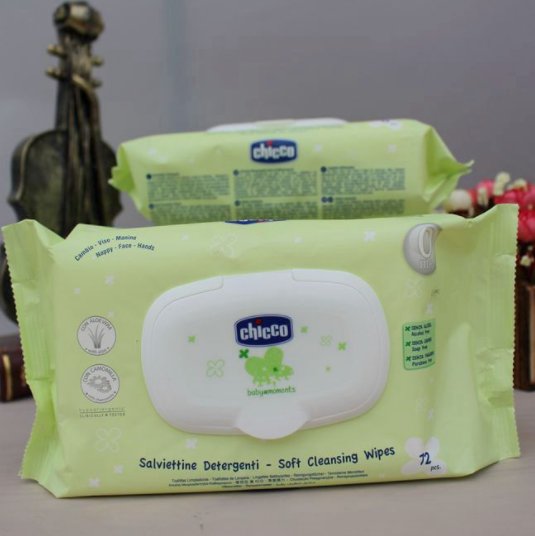 Chicco 智高 婴芬系列洋甘菊芦荟婴儿湿巾 护理清洁保湿 72片