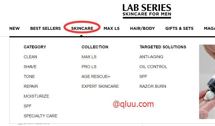 Lab series美国官网海淘攻略